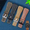 Genuine Leather Watch Strap for BELL & ROSS BR01/BR03