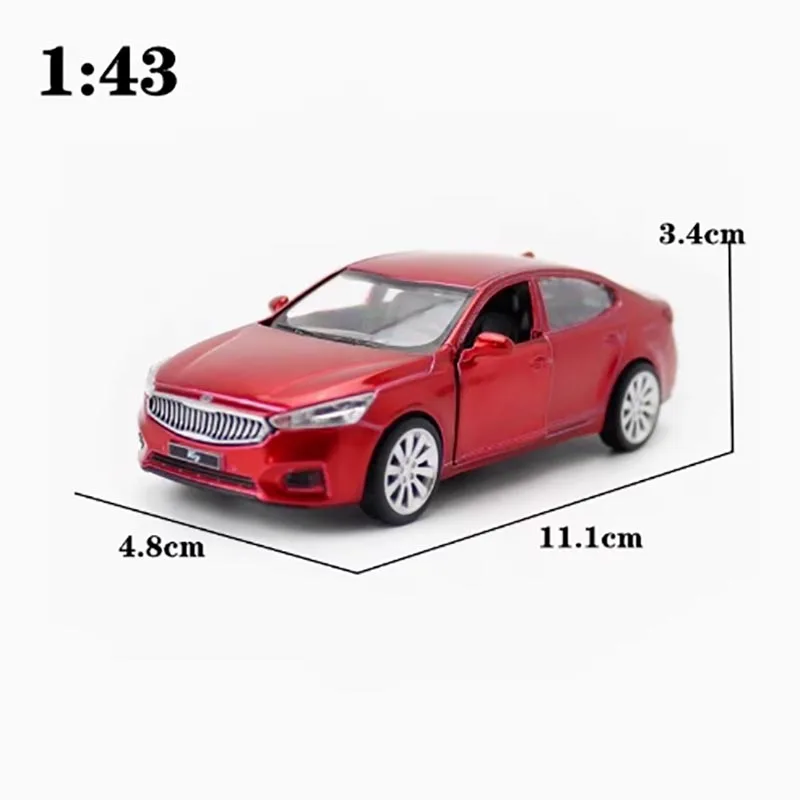 Red 1/43 KIA K7 Cadenza Diecast Model Car 5 Red 1/43 KIA K7 Cadenza Diecast Model Car - Image 5