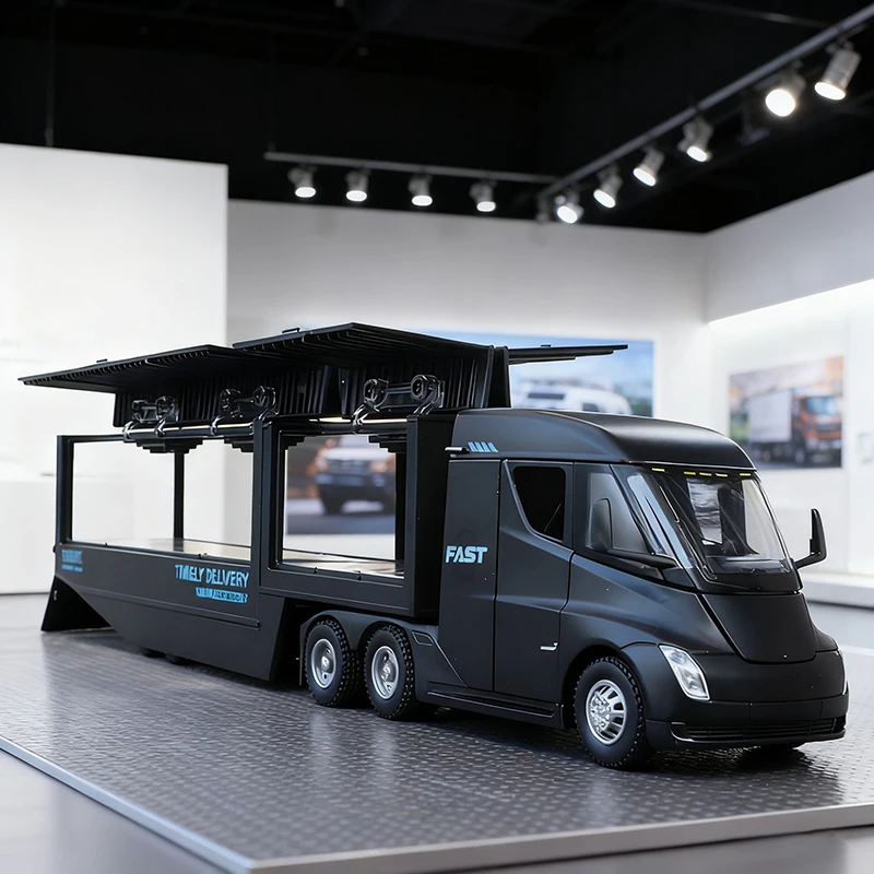 1:32 Diecast Semi Container Truck Model 2 1:32 Diecast Semi Container Truck Model - Image 2