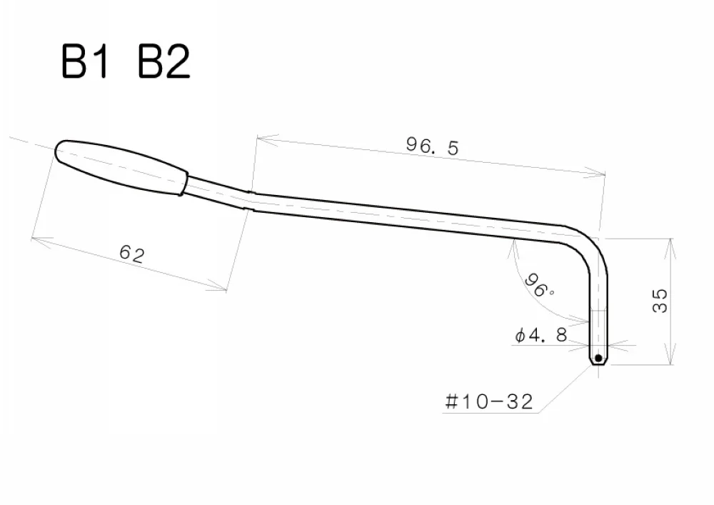 GOTOH A1 B1 Tremolo Arm for Stratocaster 4 GOTOH A1 B1 Tremolo Arm for Stratocaster - Image 4