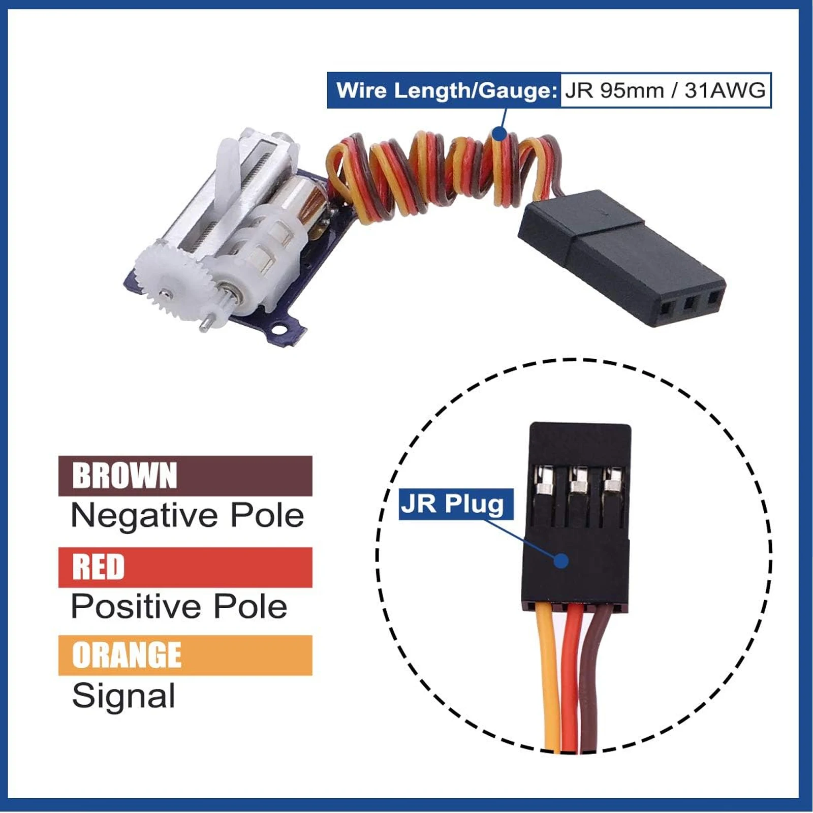 1.5g Micro RC Servo with 9mm Stroke 4 1.5g Micro RC Servo with 9mm Stroke - Image 4
