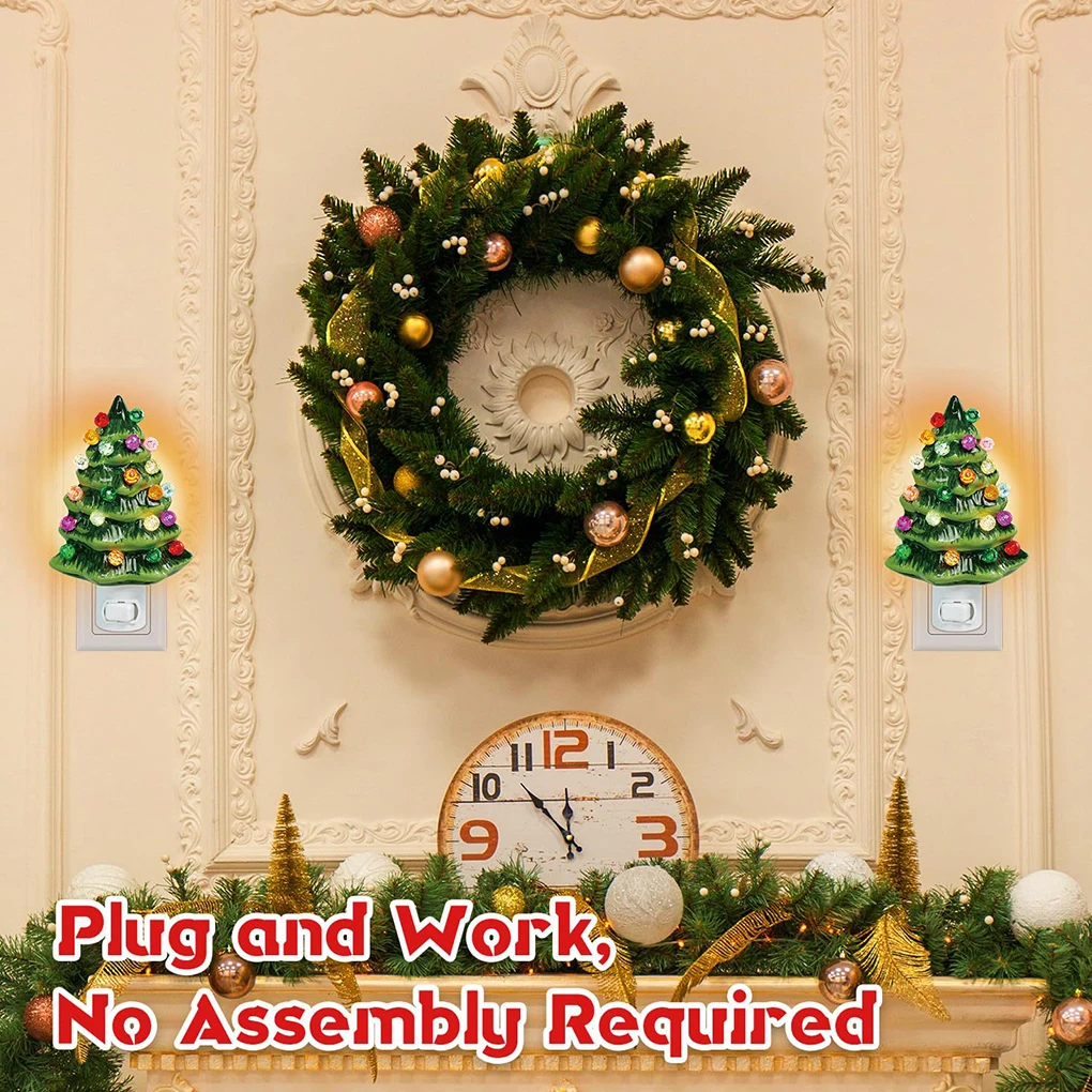 Christmas Tree Wall Plug Lamp 6 Christmas Tree Wall Plug Lamp - Image 6