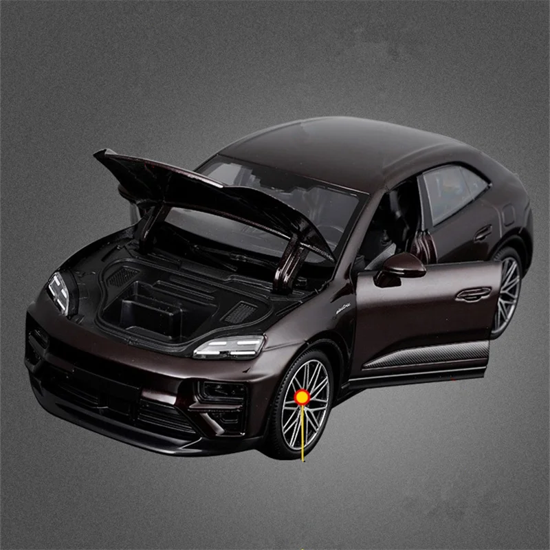 1:24 Porsche Macan EV Diecast Model in Silver 5 1:24 Porsche Macan EV Diecast Model in Silver - Image 5