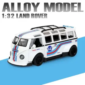 Pink Volkswagen T1 Bus Diecast Model 1:32 Scale 17 Sfcf70ac4af404b7491763be013f64464A