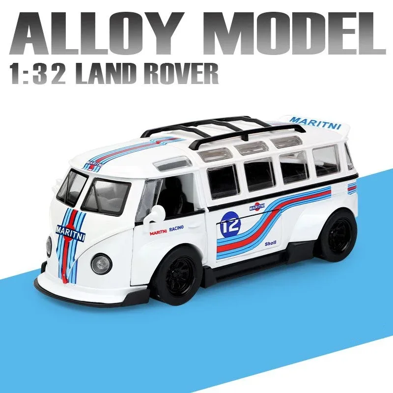 Pink Volkswagen T1 Bus Diecast Model 1:32 Scale 8 Pink Volkswagen T1 Bus Diecast Model 1:32 Scale - Image 8