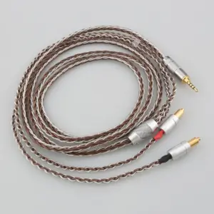Premium 8-Core Silver-Plated Braided Audio Cable 10 Sfd2e40adb92841fb8fbb7c3ae1ccf6cdC