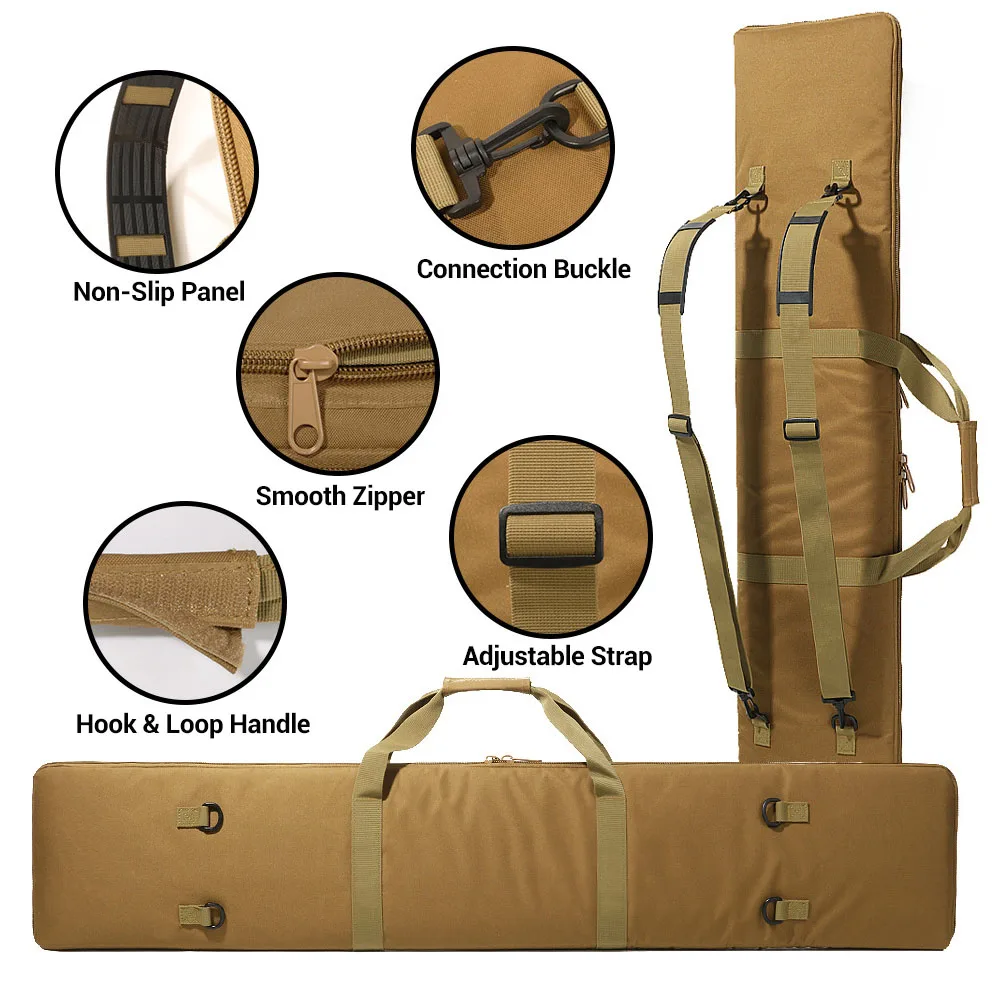 Durable Tactical Rifle Gun Bag 118cm 2 Durable Tactical Rifle Gun Bag 118cm - Image 2