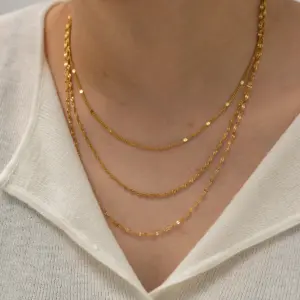 Elegant Gold Multi-Layer Women's Necklace 12 Sfd42e5199ef84cb38b5f37ab7e9047bch