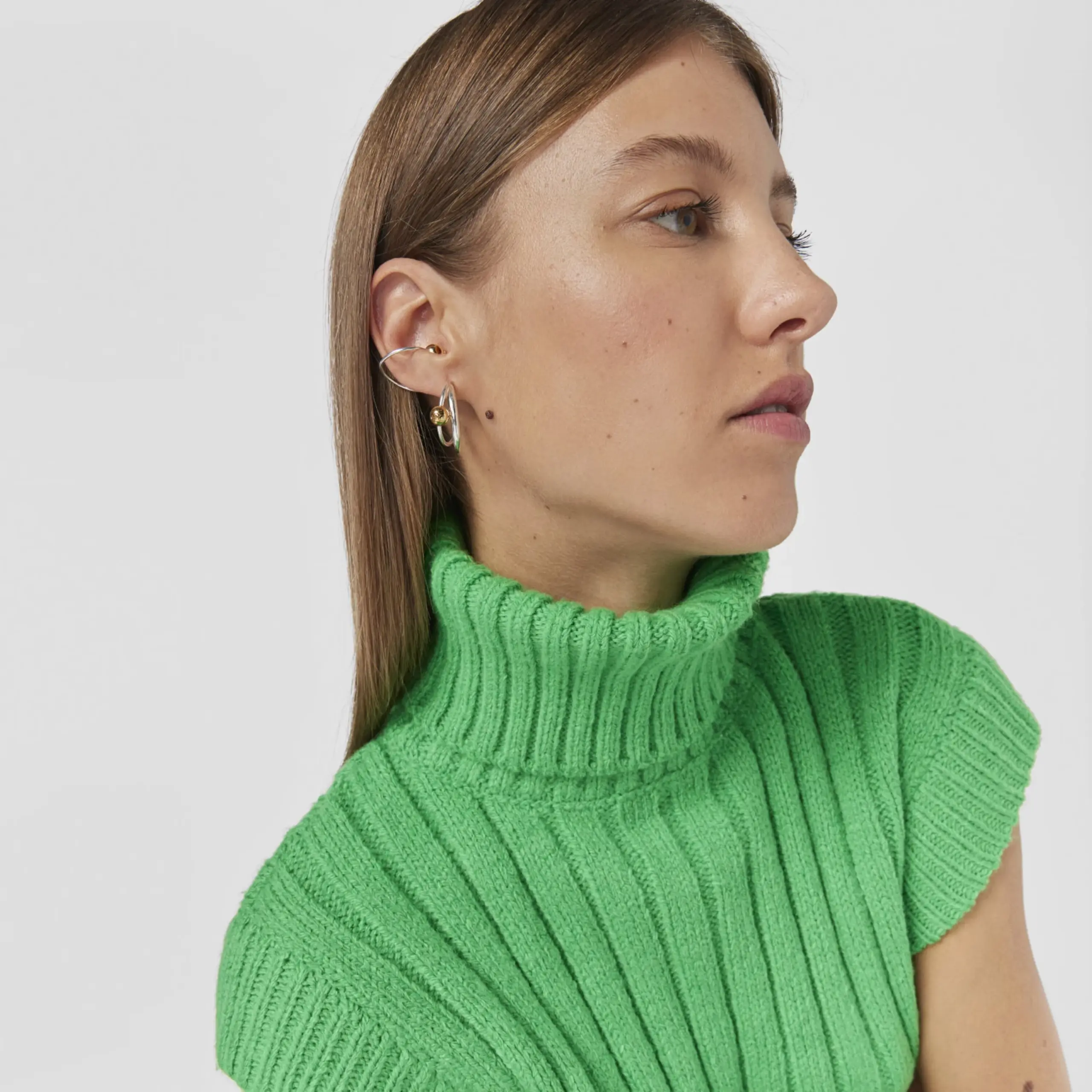 Stainless Steel Geometric Earrings for Women 3 Stainless Steel Geometric Earrings for Women - Image 3