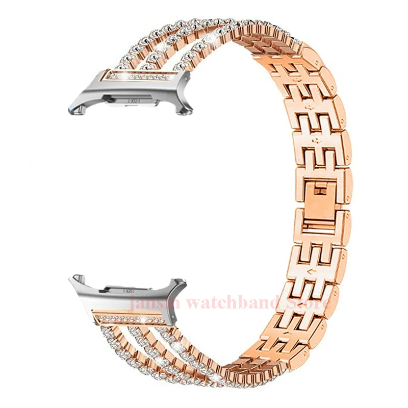 Diamond Stainless Steel Watch Strap for Galaxy Watch 8 8 Diamond Stainless Steel Watch Strap for Galaxy Watch 8 - Image 8