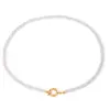 Stainless Steel Pearl Necklace with Toggle Clasp