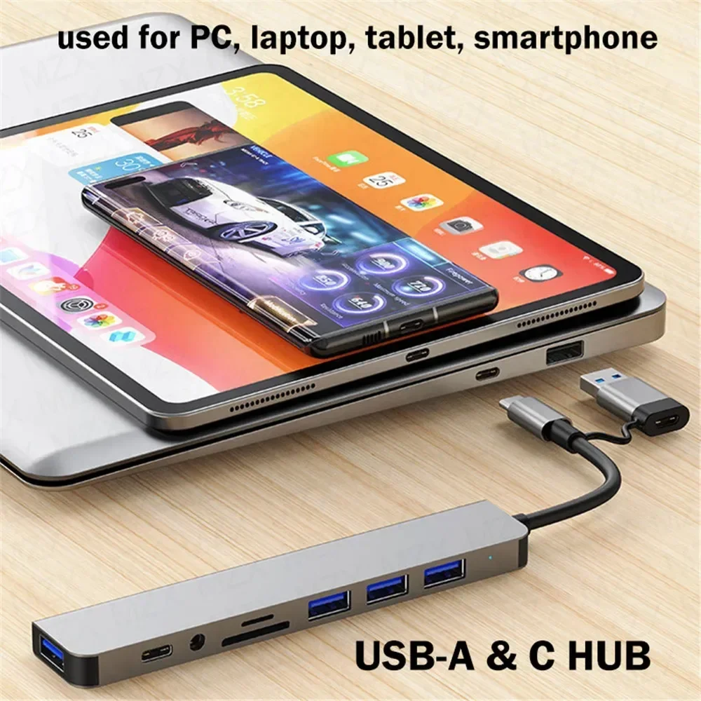 8-in-1 USB-C Hub for Versatile Connectivity 6 8-in-1 USB-C Hub for Versatile Connectivity - Image 6