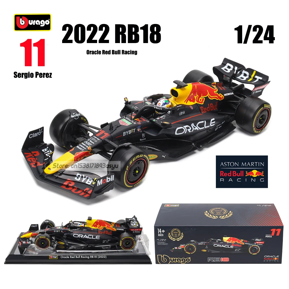 Red Bull RB19 F1 Car 1:24 Diecast Model 9 Red Bull RB19 F1 Car 1:24 Diecast Model - Image 9