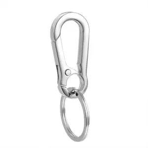 Steel Multi-Functional Keychain with Carabiner