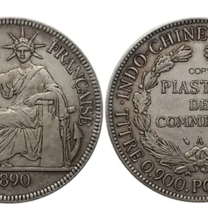 French Indochina 1890 Piastre Replica Coin 16 Sfd95a11628774e1f87db456cc5aeabdbM