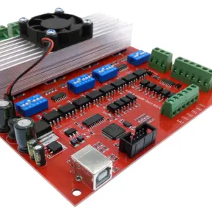 Red 4-Axis CNC Control Board with USB 8 Sfda0fea2767f4ad58359cbb50ccdb3078