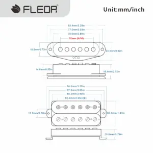 HSS Guitar Pickup Set with Alnico 5 Magnets 12 Sfda7f3b055b74f0aabbf167cb09cc6dbN