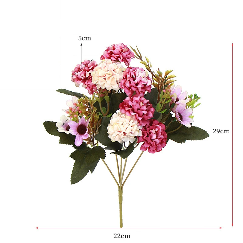 Artificial Hydrangea Bouquet for Indoor Decor 4 Artificial Hydrangea Bouquet for Indoor Decor - Image 4