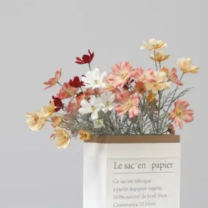 Artificial Flower Bouquet 60cm with Silver Stem 12 Sfdc8cf5261f44617afbccde1aad37bffK