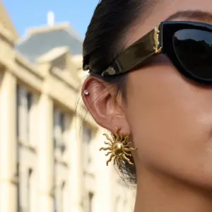 Stainless Steel Sun Earrings JDE0305088 8 Sfdd6f5a7606d48e0ad908f809b506a7f8