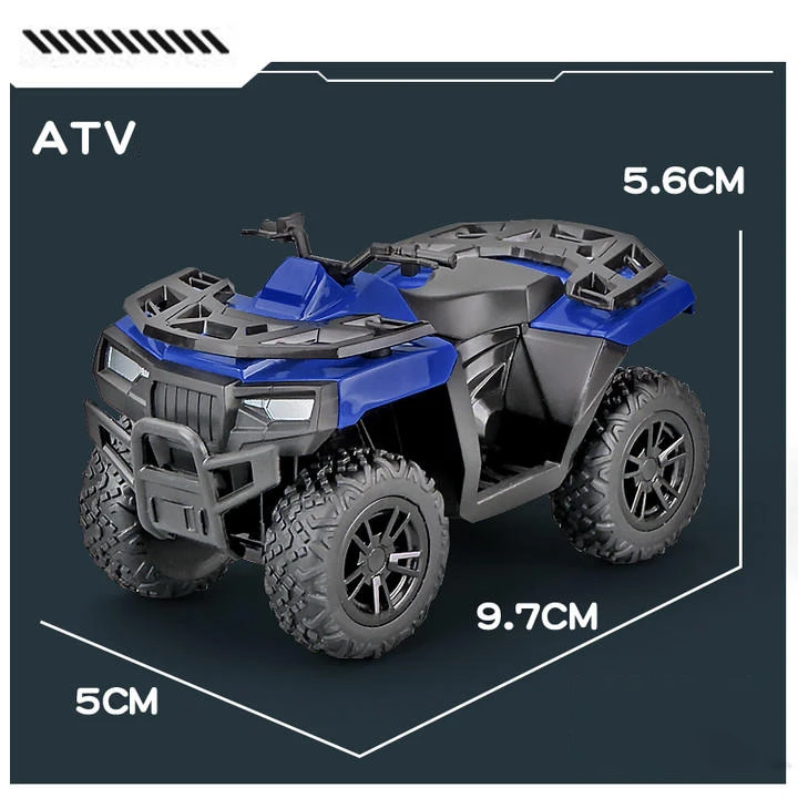 1:36 Alloy Off-Road ATV Miniature Model 8 1:36 Alloy Off-Road ATV Miniature Model - Image 8