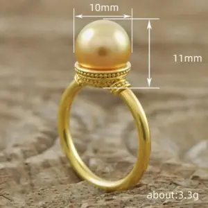 Vintage Gold Pearl Cocktail Ring for Women 6 Sfdf96c6938cd4fcaa0686e0cdc02f75ap