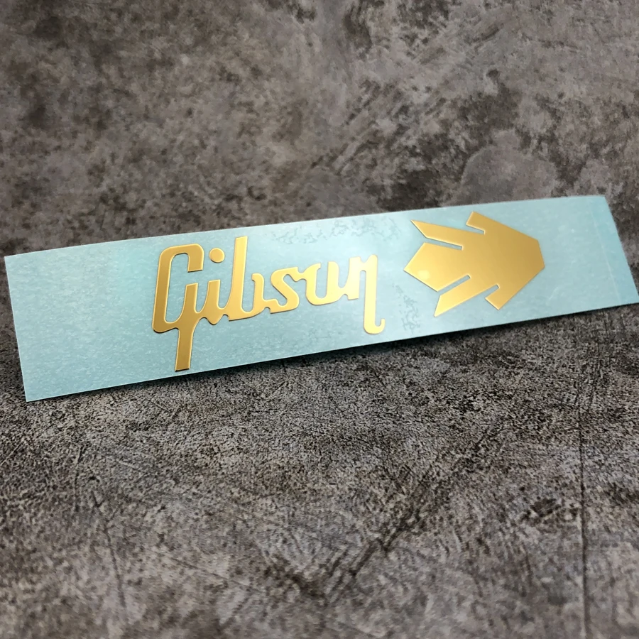 Gold Metal Decal for Guitar Peghead 3 Gold Metal Decal for Guitar Peghead - Image 3