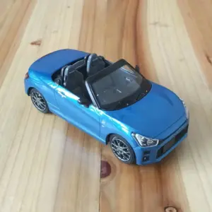 Vibrant Blue 1:30 Scale Sports Car Model