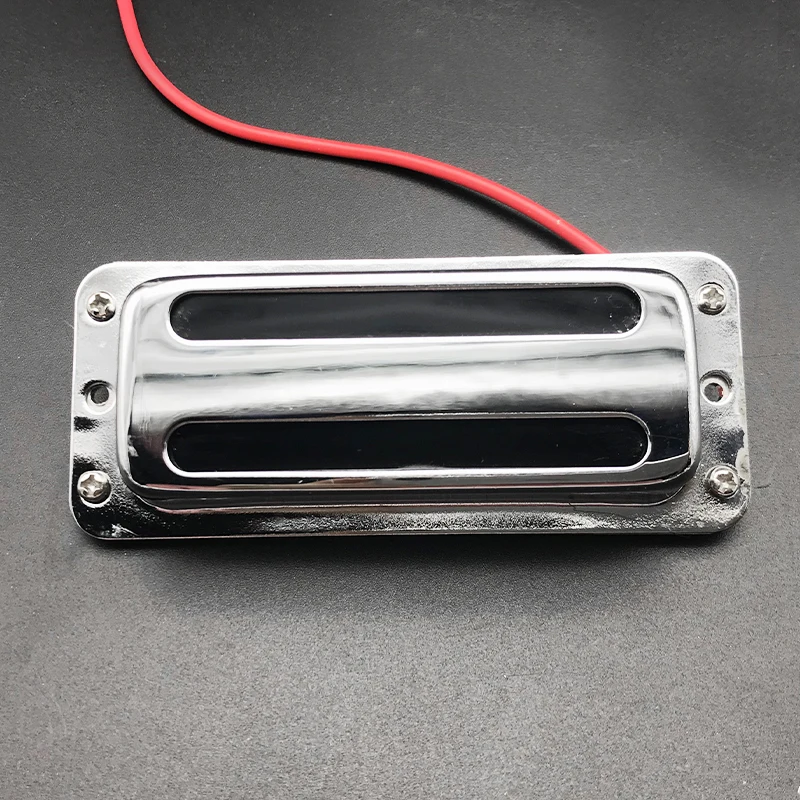Silver Double Coil Pickup for Electric Guitar 7 Silver Double Coil Pickup for Electric Guitar - Image 7