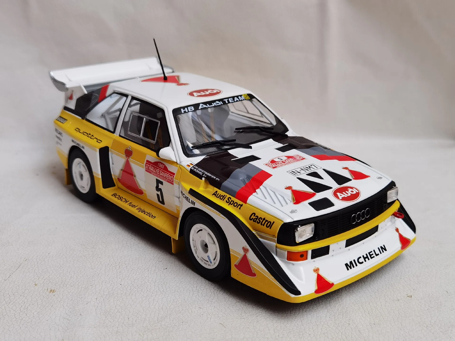 Audi Quattro Diecast Model 1/18 Scale 3 Audi Quattro Diecast Model 1/18 Scale - Image 3