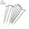 Set of 10 Brass and Cupronickel Piano Hammer Nails