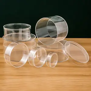 Clear Round Storage Boxes for Organization 13 Sfe42e22d97df478784af9526a39afd691