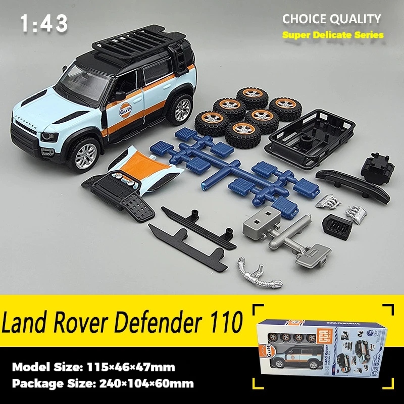 Land Rover Defender 110 1:43 Diecast Model in Blue 7 Land Rover Defender 110 1:43 Diecast Model in Blue - Image 7