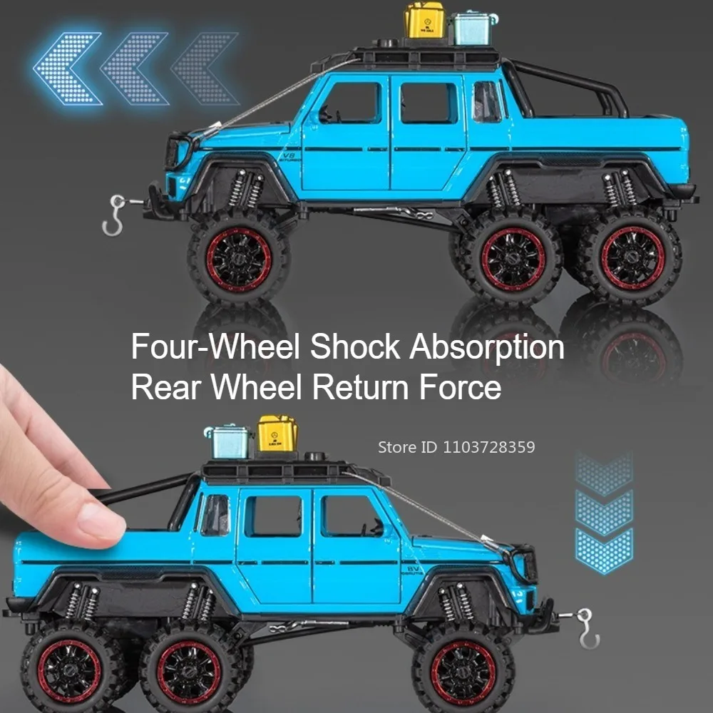 1:24 Scale G63 Diecast Off-Road Model Car 2 1:24 Scale G63 Diecast Off-Road Model Car - Image 2
