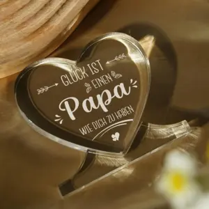 Heart-Shaped Acrylic Dad Gift with Stand 9 Sfe6053f1b7af4430875d2c3661b018fdA