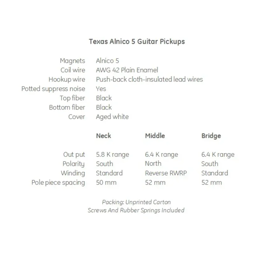 Texas Handwound Alnico 5 Guitar Pickup 6 Texas Handwound Alnico 5 Guitar Pickup - Image 6