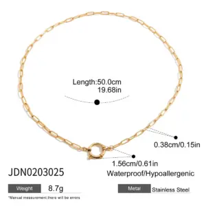 Stainless Steel Necklace 50cm JDN0203025 13 Sfeb1ecaef079498c806ee7b267baba78C