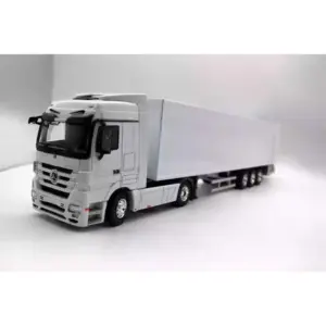 White 1:50 Scale Benz Container Truck Model