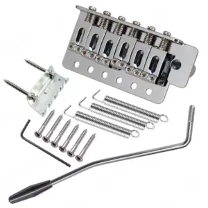 Left-Hand Electric Guitar Tremolo System in Chrome or Black 7 Sfece24d68eb14b25bf296fc59e1a184f7