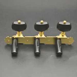 Vintage Gold and Black Guitar Tuners Set 9 Sfed70a7921ba471fb7a8013c4025f204J