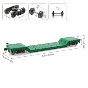 HO Scale Flat Car for Model Railroads 12 Sfedd9abed27e4114a227a37dd7cd3589L