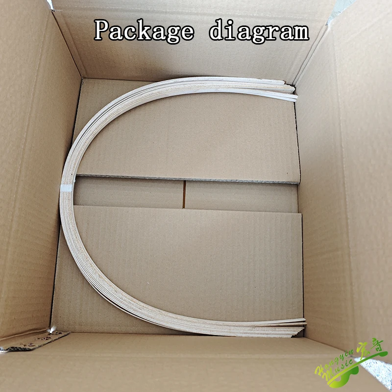 Elegant Maple & Black Wood Guitar Binding Set 6 Elegant Maple & Black Wood Guitar Binding Set - Image 6