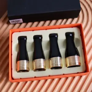 Black Cigar Holder Pipe Set with Gold Accents 6 Sfee1f6c6c54e42c3bf5c01bc69fe336fA