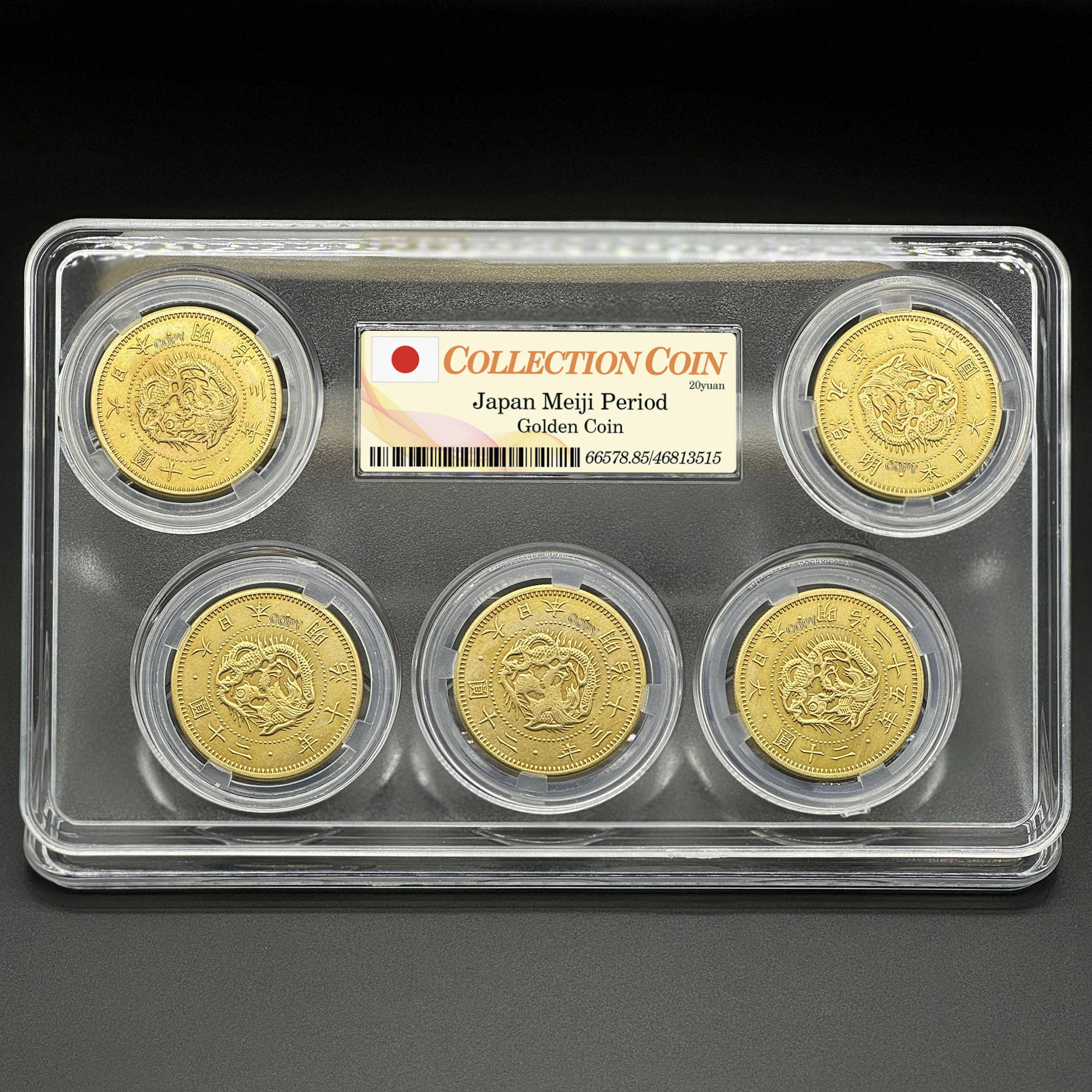 Japanese Commemorative Copper Coin Set 35mm 1 Japanese Commemorative Copper Coin Set 35mm