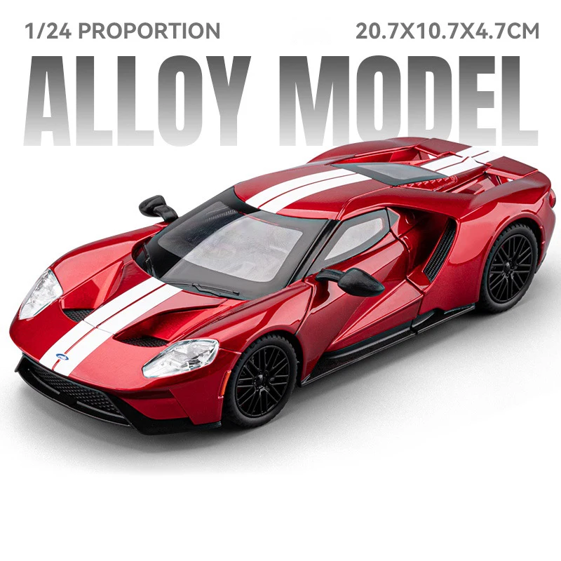 Yellow Ford GT Diecast Model 1:24 Scale 8 Yellow Ford GT Diecast Model 1:24 Scale - Image 8