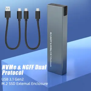 Sleek M.2 NVMe SATA SSD Enclosure 11 Sfef6f9a5c7d5417a87ee85f49ea6c522l