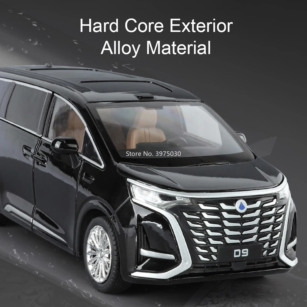 1:24 Scale Diecast SUV Model in Black 5 1:24 Scale Diecast SUV Model in Black - Image 5