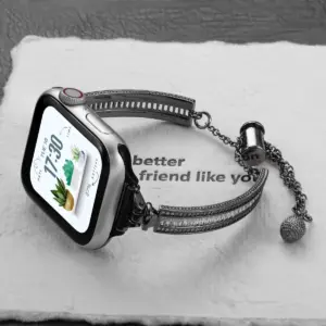 Stainless Steel Diamond-Accent Apple Watch Band 10 Sff0ae1d2250349eb9fb1cbc6783698f6b