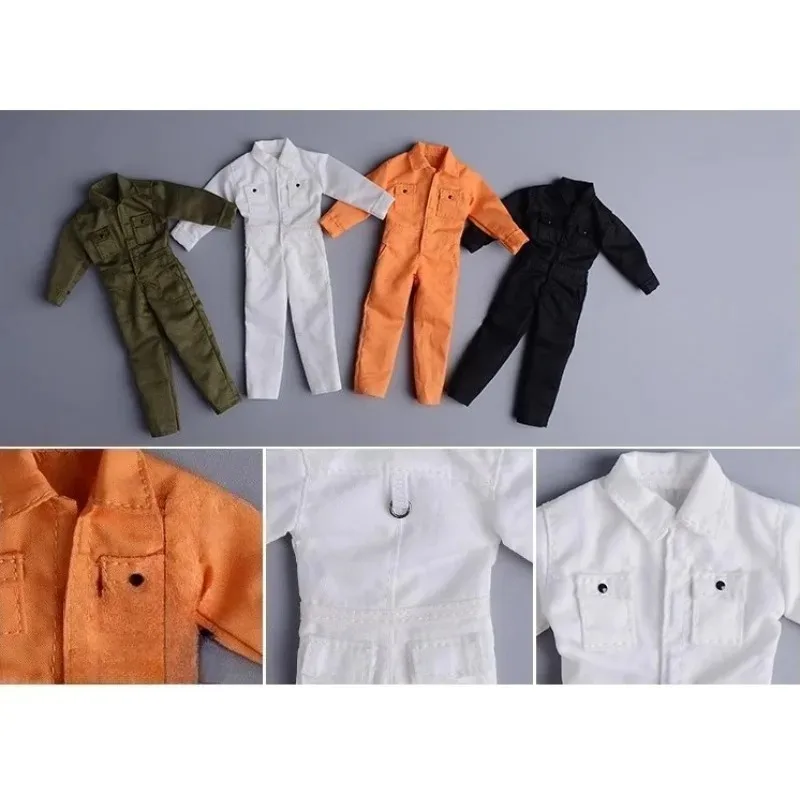 1/12 Scale Casual Workwear Jumpsuit for Figures 6 1/12 Scale Casual Workwear Jumpsuit for Figures - Image 6