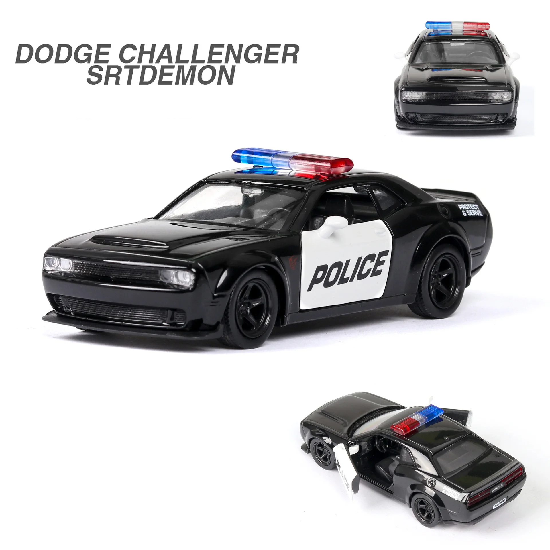 Mercedes Benz Dodge Police Car Diecast Model 7 Mercedes Benz Dodge Police Car Diecast Model - Image 7